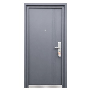 Usa metalica de exterior pentru casa si apartament Novo Doors ND7006 de culoare Gri Antracit cu deschidere pe Stanga