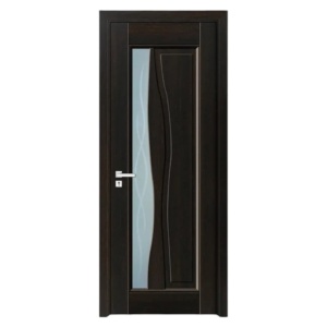 Usa de interior din MDF cu cadru din lemn masiv Novo Doors ND07 de culoare Gri