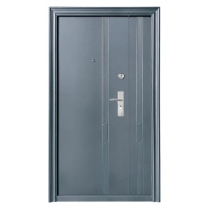 Usa metalica dubla de exterior Novo Doors ND43D, de culoare Gri Antracit, cu deschidere pe Stanga