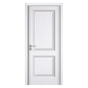 Интериорна врата от MDF с рамка от масивно дърво Novo Doors ND09 в бял цвят