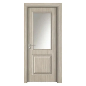 Usa de interior din MDF cu cadru din lemn masiv Novo Doors ND10 de culoare Gri