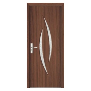Интериорна MDF врата с рамка от масивно дърво Novo Doors ND100 в сив цвят