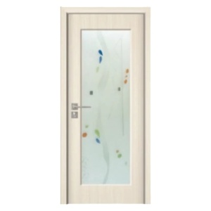 Интериорна MDF врата с рамка от масивно дърво Novo Doors ND110 в сив цвят