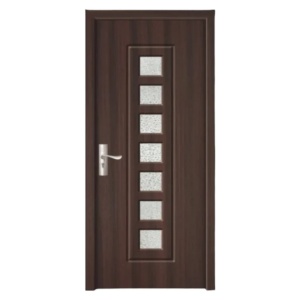 Интериорна MDF врата с рамка от масивно дърво Novo Doors ND236 в сив цвят