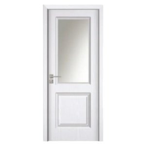 Usa de interior din MDF cu cadru din lemn masiv Novo Doors ND10 de culoare Alba