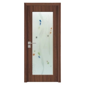 Usa de interior din MDF cu cadru din lemn masiv Novo Doors ND110 de culoare Gri