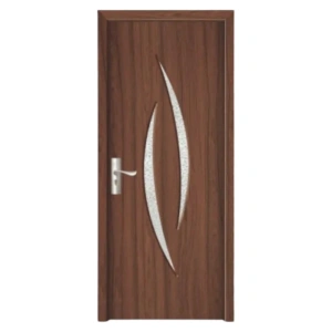 Usa de interior din MDF cu cadru din lemn masiv Novo Doors ND100 de culoare Gri