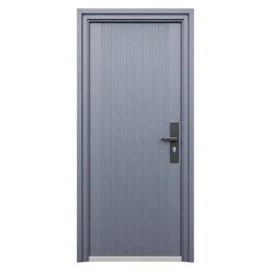 Usa metalica de exterior pentru casa si apartament Novo Doors ND6003 de culoare Gri Antracit cu deschidere pe Stanga