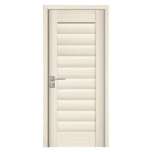 Usa de interior din MDF cu cadru din lemn masiv Novo Doors ND01 de culoare Gri