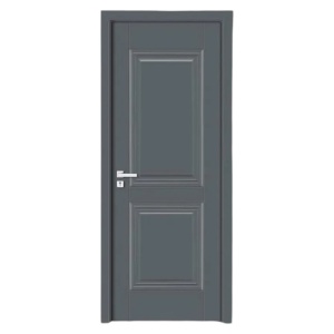 Usa de interior din MDF cu cadru din lemn masiv Novo Doors ND12 de culoare Gri Antracit