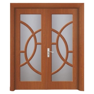 Usa Dubla de Interior din MDF cu cadru din lemn masiv Novo Doors ND220 de culoare Gri