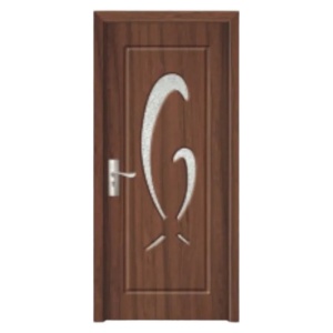 Usa de interior din MDF cu cadru din lemn masiv Novo Doors ND219 de culoare Nuc