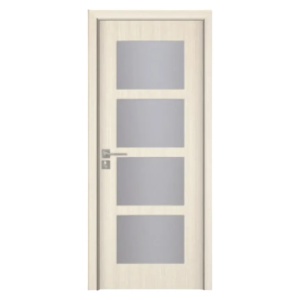 Usa de interior din MDF cu cadru din lemn masiv Novo Doors ND317 de culoare Gri