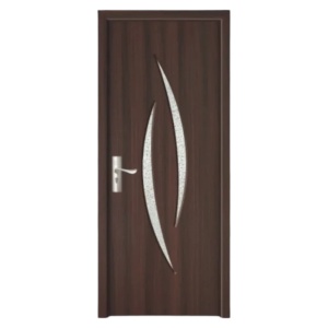 Интериорна MDF врата с рамка от масивно дърво Novo Doors ND100 в сив цвят