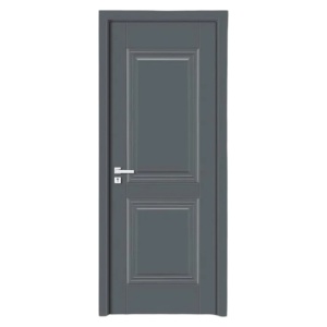 Usa de interior din MDF cu cadru din lemn masiv Novo Doors ND12 de culoare Gri Antracit