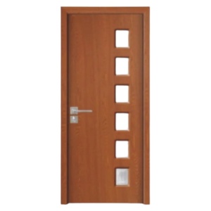 Usa de interior din MDF cu cadru din lemn masiv Novo Doors ND319 de culoare Gri