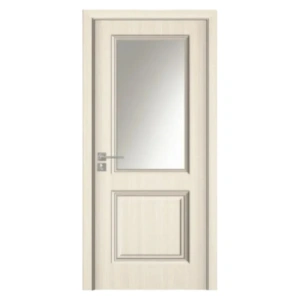 Usa de interior din MDF cu cadru din lemn masiv Novo Doors ND10 de culoare Gri