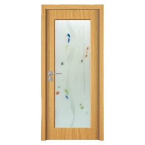 Интериорна MDF врата с рамка от масивно дърво Novo Doors ND110 в сив цвят