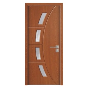 Usa de interior din MDF cu cadru din lemn masiv Novo Doors ND508 de culoare Gri