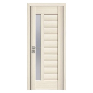 Интериорна врата от MDF с рамка от масивно дърво Novo Doors ND03 в сив цвят