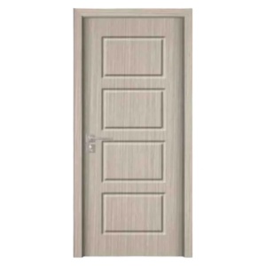 Интериорна MDF врата с рамка от масивно дърво Novo Doors ND82 в сив цвят