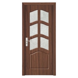 Интериорна MDF врата с рамка от масивно дърво Novo Doors ND109 в сив цвят