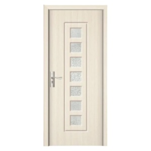Интериорна MDF врата с рамка от масивно дърво Novo Doors ND236 в сив цвят