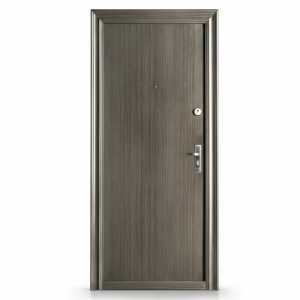 Външна метална врата Novo Doors ND7003 в цвят Антрацитно-гранитно сиво с ляво отваряне