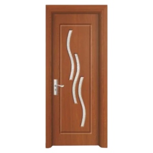Usa de interior din MDF cu cadru din lemn masiv Novo Doors ND14 de culoare Nuc
