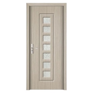 Интериорна MDF врата с рамка от масивно дърво Novo Doors ND236 в сив цвят