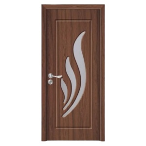 Интериорна MDF врата с рамка от масивно дърво Novo Doors ND310 в сив цвят