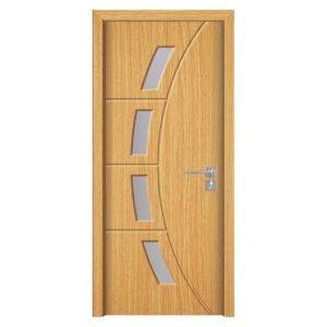 Интериорна MDF врата с рамка от масивно дърво Novo Doors ND508 в сив цвят