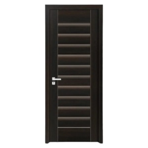 Интериорна врата от MDF с рамка от масивно дърво Novo Doors ND01 в сив цвят