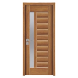 Интериорна врата от MDF с рамка от масивно дърво Novo Doors ND03 в сив цвят