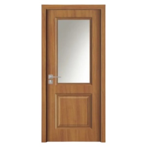 Интериорна врата от MDF с рамка от масивно дърво Novo Doors ND10 в сив цвят