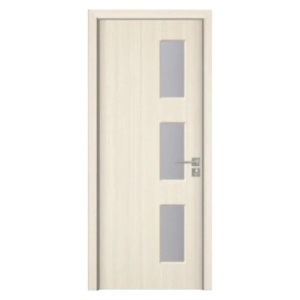 Интериорна MDF врата с рамка от масивно дърво Novo Doors ND316 в сив цвят
