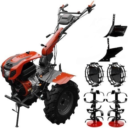 Motocultor Weima WM1100F-6 motor 16 CP 6 viteze latime lucru 110 cm freze roti cauciuc reductor usor/greu roti metal rarita reglabila plug arat