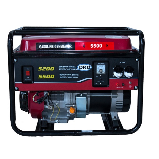 Generator de curent monofazat Weima WM 5500, cu motor de 13 CP, putere maxima 5,5 Kw, pornire manuala, AVR automat