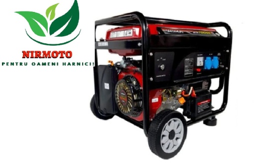 Generator de curent monofazat Weima WM 7000 E, cu motor de 16 CP, putere maxima 7 Kw, pornire la cheie, AVR automat