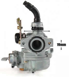 Carburator ATV 110cc PZ19 (cu robinet de benzina) - Img 3