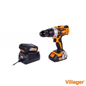 MAȘINĂ DE GĂURIT ȘI ÎNȘURUBAT VILLAGER FUSE VLP 5220 - 2 BATERII - Img 3