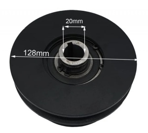 Fulie centrifugala Honda 128 x 20 mm (1 canal - 13mm) - Img 2
