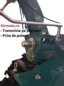 Motocultor Dakard Hs 1000 B NEW 7 Cp benzina - Roti De Cauciuc + Freze - Img 2