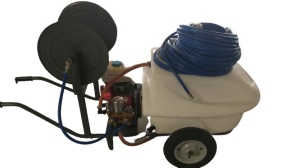 Motostropitoare Anadolu 100L motor 6,5 CP 4 timpi rezervor 100 L distanta pulverizare 12 m - Img 1