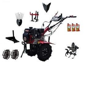 Motocultor Profesional Weima Wm 990 New + Roti Metalice + Plug Arat + Rarita Fixa + Prasitoare + Plug Cartofi + 3 Litri Ulei - Img 1