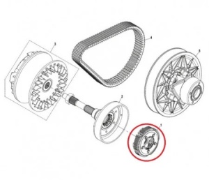 Saboti ambreiaj Atv CF Moto CF800, Z8, X8 (800cc) - Img 4