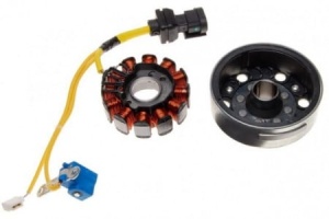 Volanta + magnetou scuter Piaggio Fly 125cc, Gilera Runner 200cc - Img 2