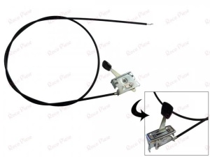 Cablu acceleratie + maneta 125cm (motosapa. motocultor, masina de tuns gazonul) - Img 2