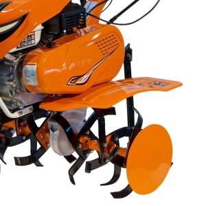 Motosapa RURIS 7500 ACC6 + roti cauciuc 4.00-8+rarita ajustabila+plug+adaptor+dispozitiv cartofi+cultivator multifunctional+accesoriu tractat+roti metalice 400 fara manicot+remorca RURIS 550S+set contragreutati 10kg 7CP - Img 3