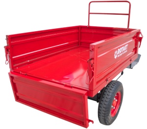 Remorca agricola REM300S capacitate incarcare 300 Kg, roti 4.00-8 - Img 3